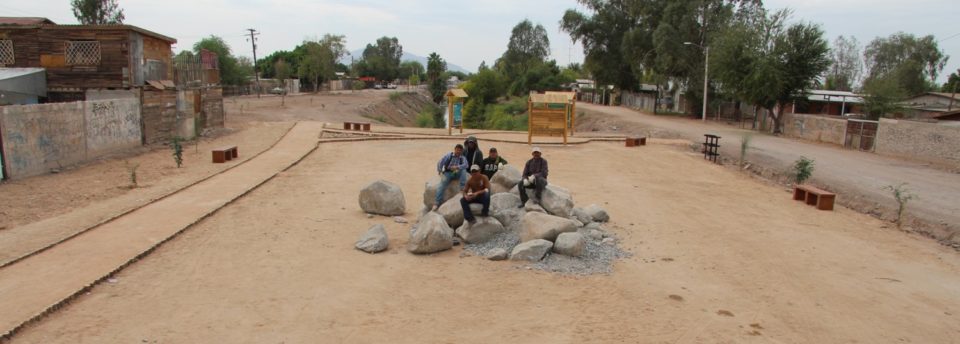 The finished community area.